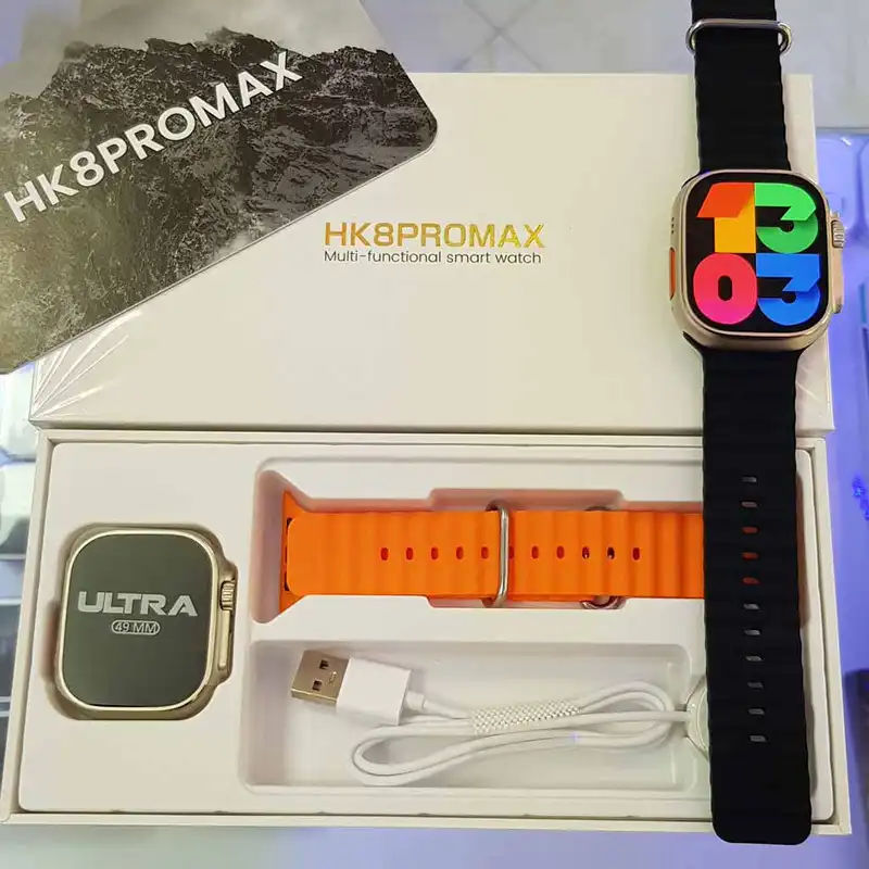 ساعت هوشمند مدل HK8 pro max+adaptor