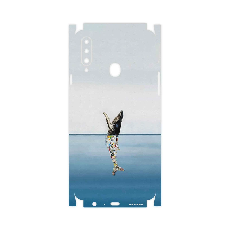 برچسب پوششی ماهوت مدل Collage of Sea Trash-FullSkin مناسب برای گوشی موبایل سامسونگ Galaxy A20s