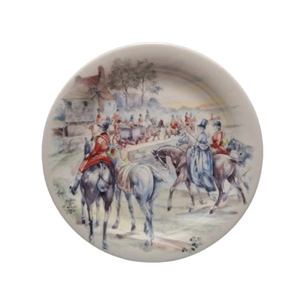 بشقاب دیوارکوب چینی مدل کوچینگ