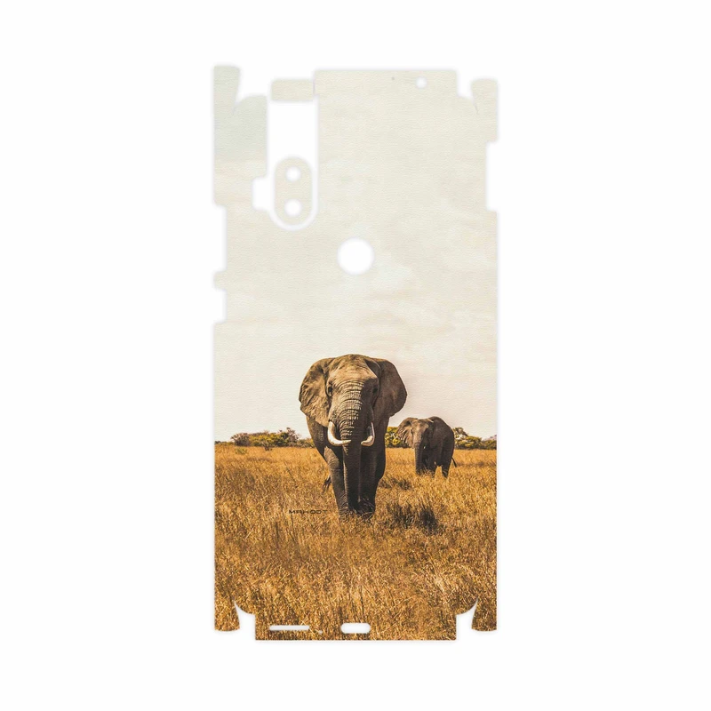 برچسب پوششی ماهوت مدل Elephant-FullSkin مناسب برای گوشی موبایل موتورولا One Hyper