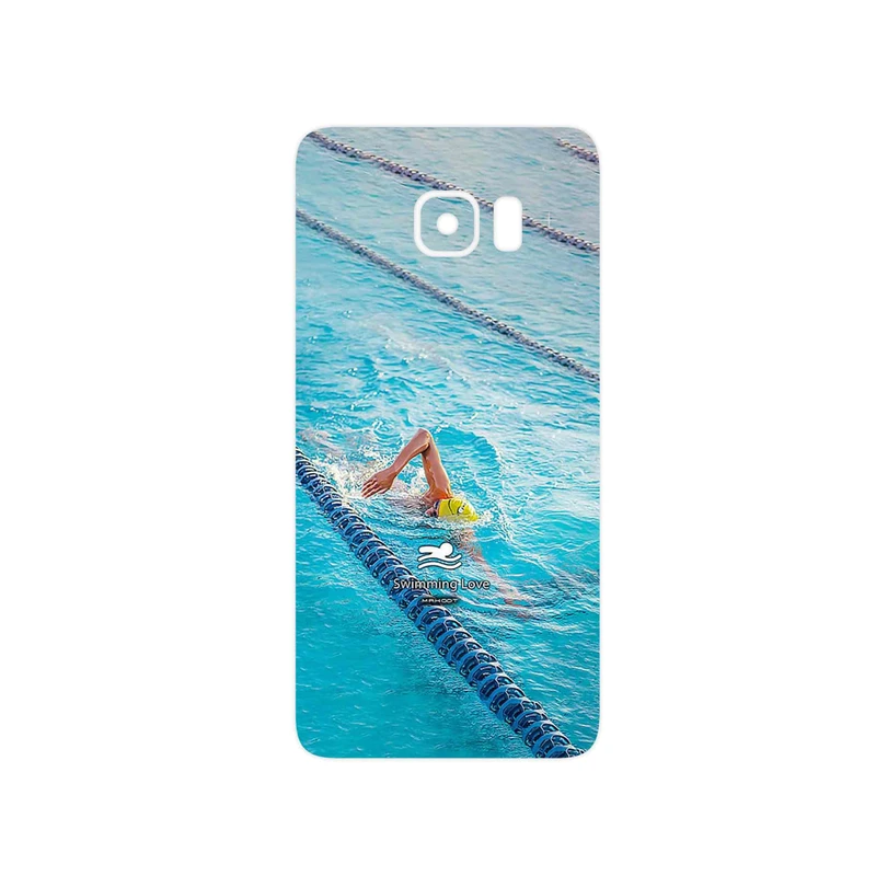 برچسب پوششی ماهوت مدل Swimming مناسب برای گوشی موبایل سامسونگ Galaxy S6 Edge Plus