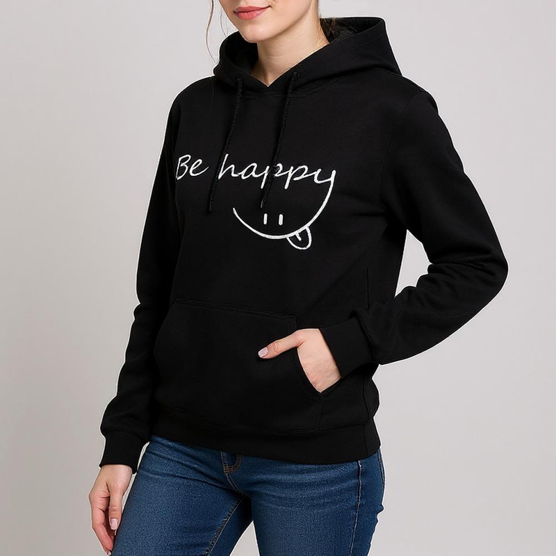 هودی زنانه مدل لبخند F333