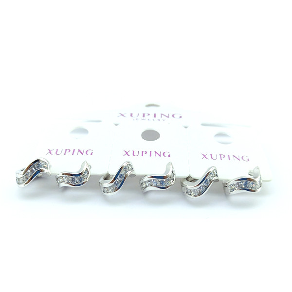 گوشواره دخترانه ژوپینگ مدل نگین کد 0499