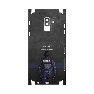 MAHOOT Police Officer-FullSkin Cover Sticker for Samsung Galaxy A6 Plus 2018