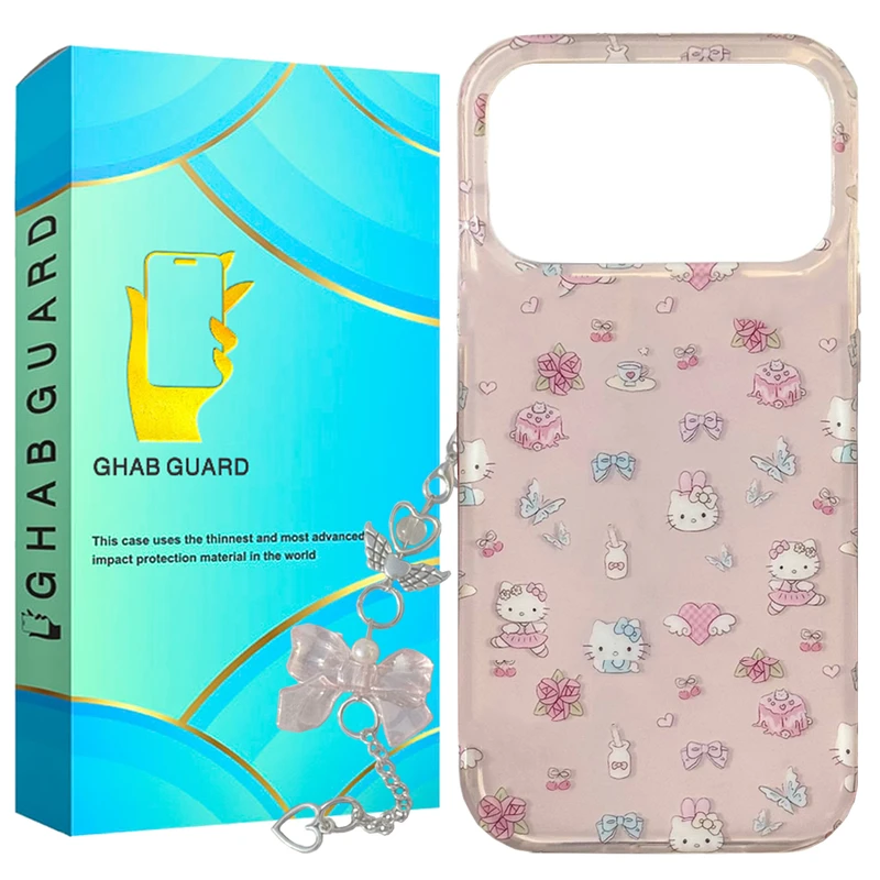 کاور قاب گارد مدل KITGD مناسب برای گوشی موبایل اپل iPhone 17 Pro Max به همراه بند آویز