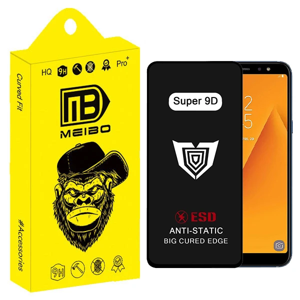 محافظ صفحه نمایش میبو مدل Super 9D Touch مناسب برای گوشی موبایل سامسونگ Galaxy A6 Plus / J6 Plus