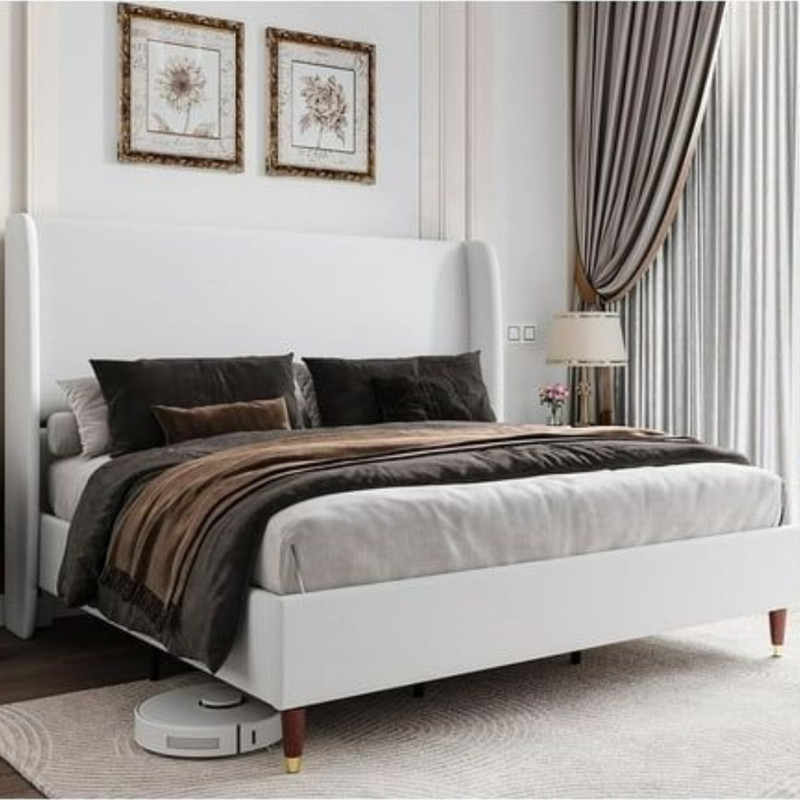 تخت خواب دو نفره کد DR 4612 سایز 200x180 سانتی متر