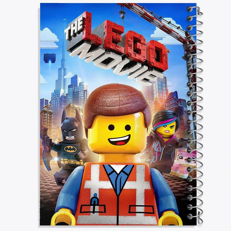 دفتر مشق 100 برگ خندالو طرح انیمیشن لگو LEGO کد 3763
