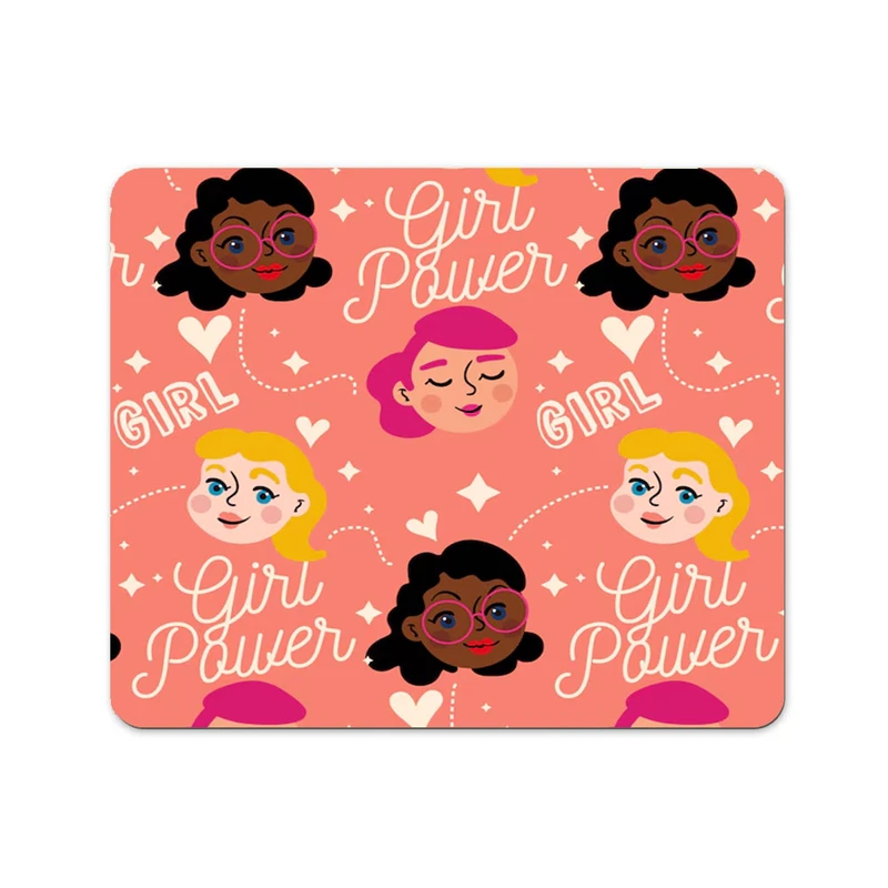 ماوس پد مدل قدرت دخترانه girl power کد 043