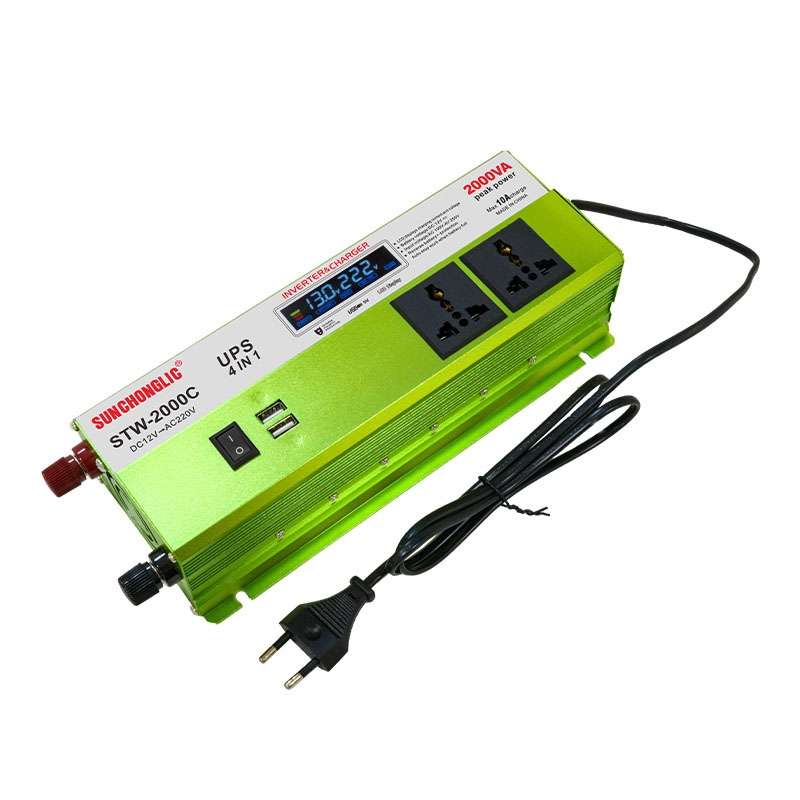 اینورتر شارژر تک فاز سان چنگلیک مدل STW-2000Cظرفیت 2 کیلووات