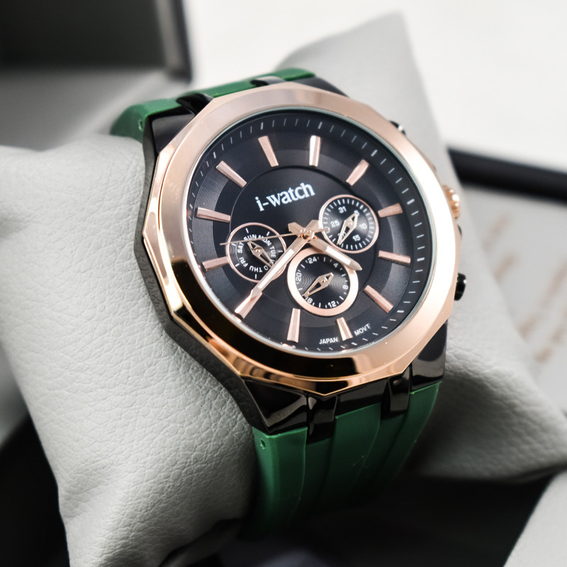 ساعت مچی عقربهای مردانه کوارتز کورنوگراف آی واتچ مدل 190240M