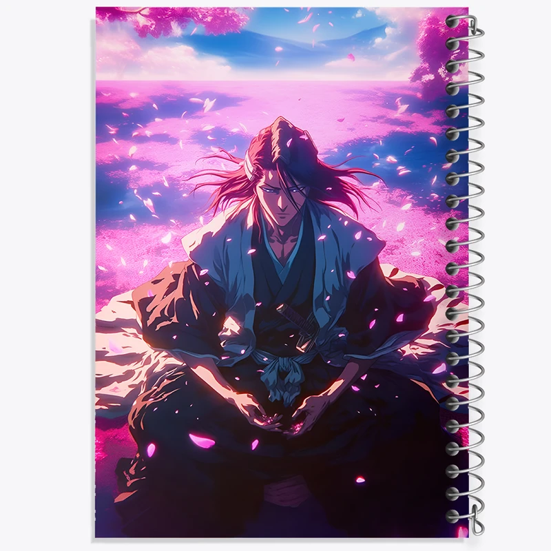 دفتر شطرنجی 50 برگ خندالو طرح انیمه بلیچ (Bleach) کد F5606