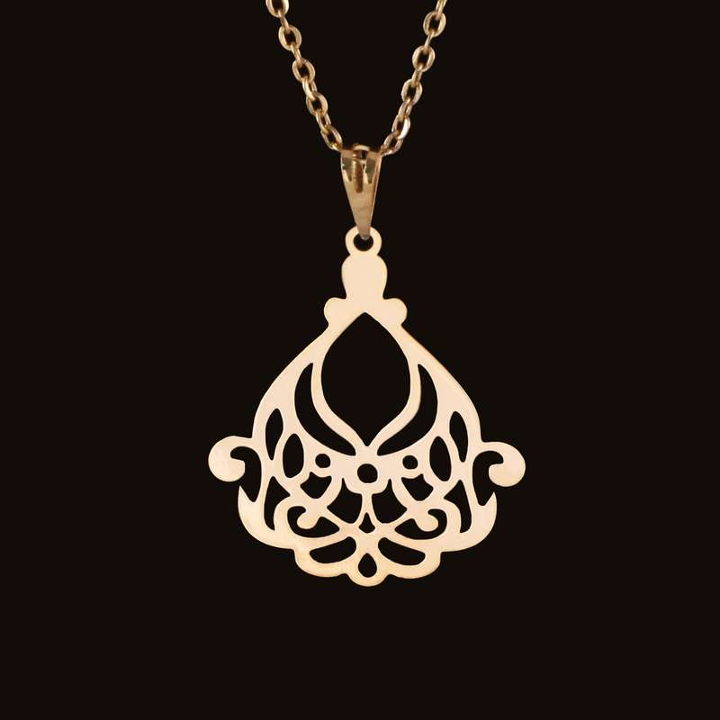 گردنبند نقره زنانه مدل h416