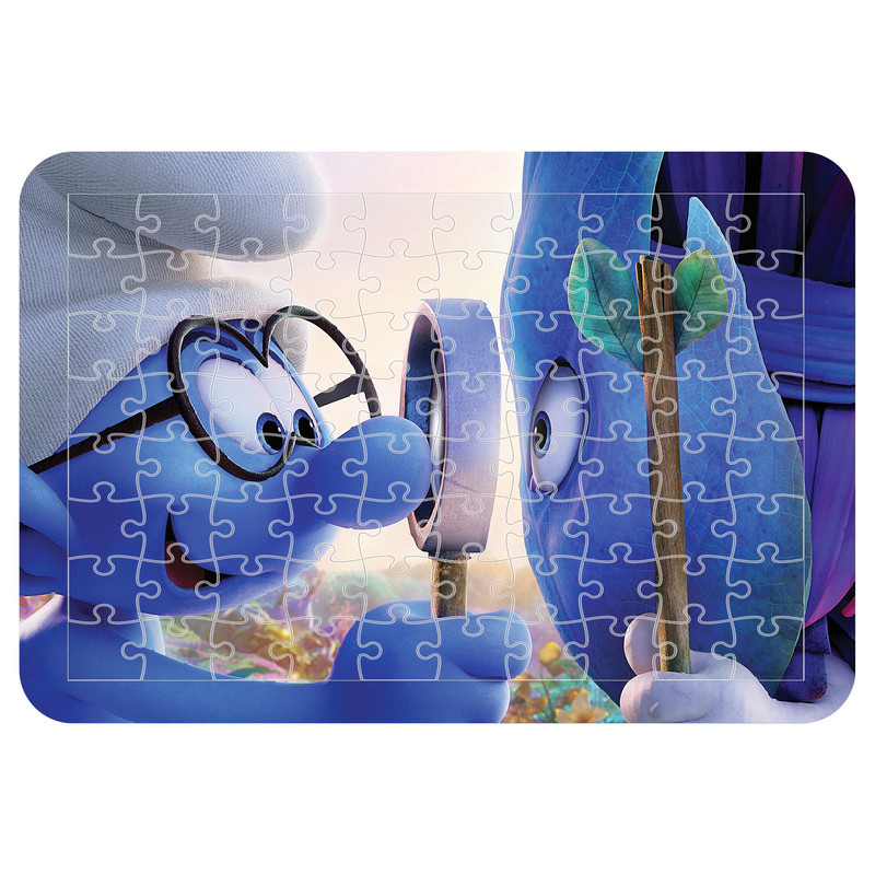 پازل 54 تکه مدل CHB1161 طرح انیمیشن اسمورف ها