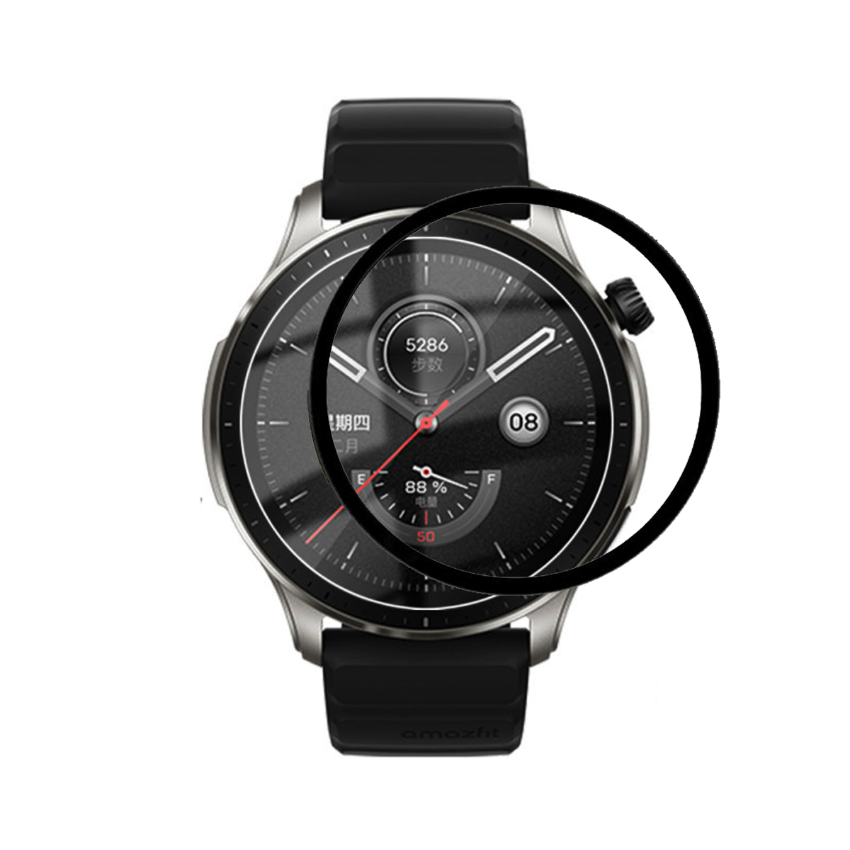 محافظ صفحه نمایش کروکودیل مدل C-PWM مناسب برای ساعت هوشمند امیزفیت Amazfit GTR 4