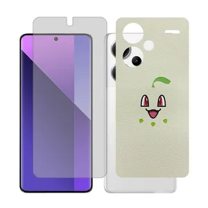 Glass Together model transparent Screen Protector Suitable for Xiaomi Redmi Note 13 Pro Plus Mobile Phone with Back cover sticker