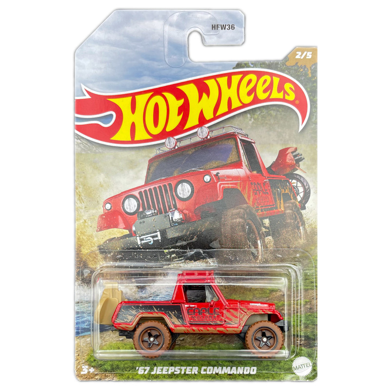 ماکت ماشین هات ویلز مدل 67 JEEPSTER COMMANDO