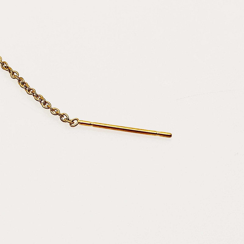 گوشواره زنانه مدل بخیه ای طرح مستطیل کد 481GUZ