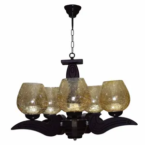   لوستر پنج شعله چشمه نور کد G704/5-BR