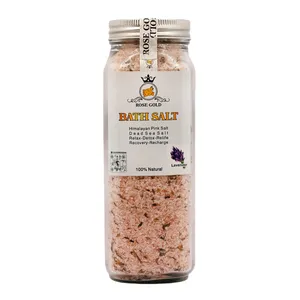 نمک حمام رز گلد مدل LAVENDER وزن 1000 گرم