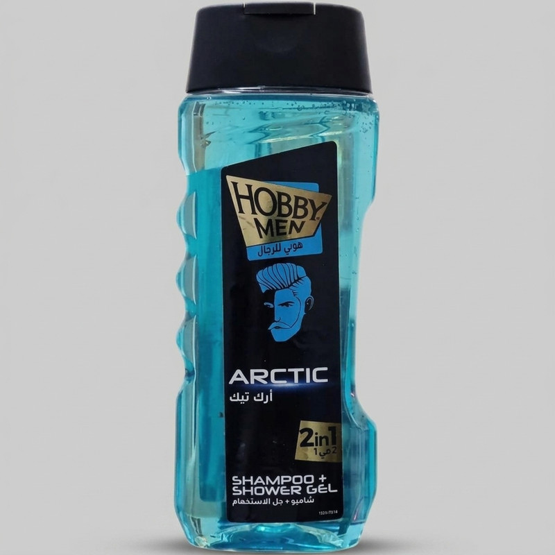 شامپو بدن ژلی هوبی مدل ARCTIC حجم 400 میلی‌لیتر حاوی گلیسیرین و سیتریک اسید مناسب انواع پوست