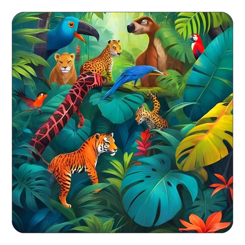 مگنت کاکتی طرح حیوانات رنگی مدل mp26464