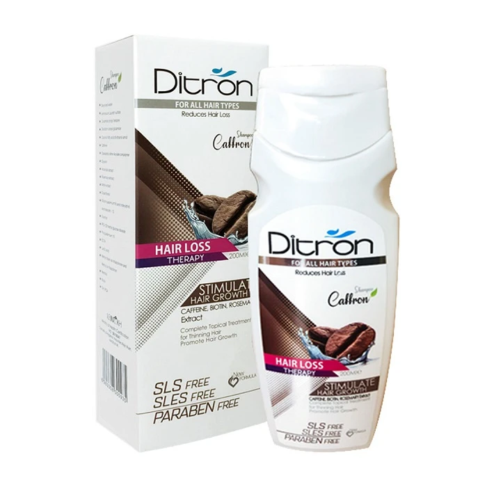 شامپو تقویت کننده مو دیترون مدل کافئین حجم 200 میلی لیتر