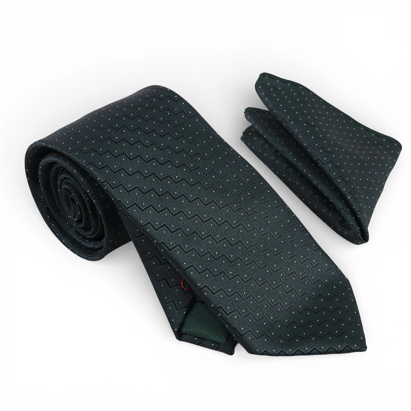 ست کراوات و دستمال جیب مردانه نسن مدل V51