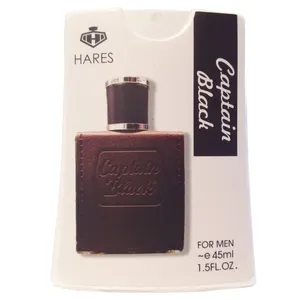 عطرجیبی مردانه حارث مدل کاپیتان بلک حجم 45 میلی لیتر