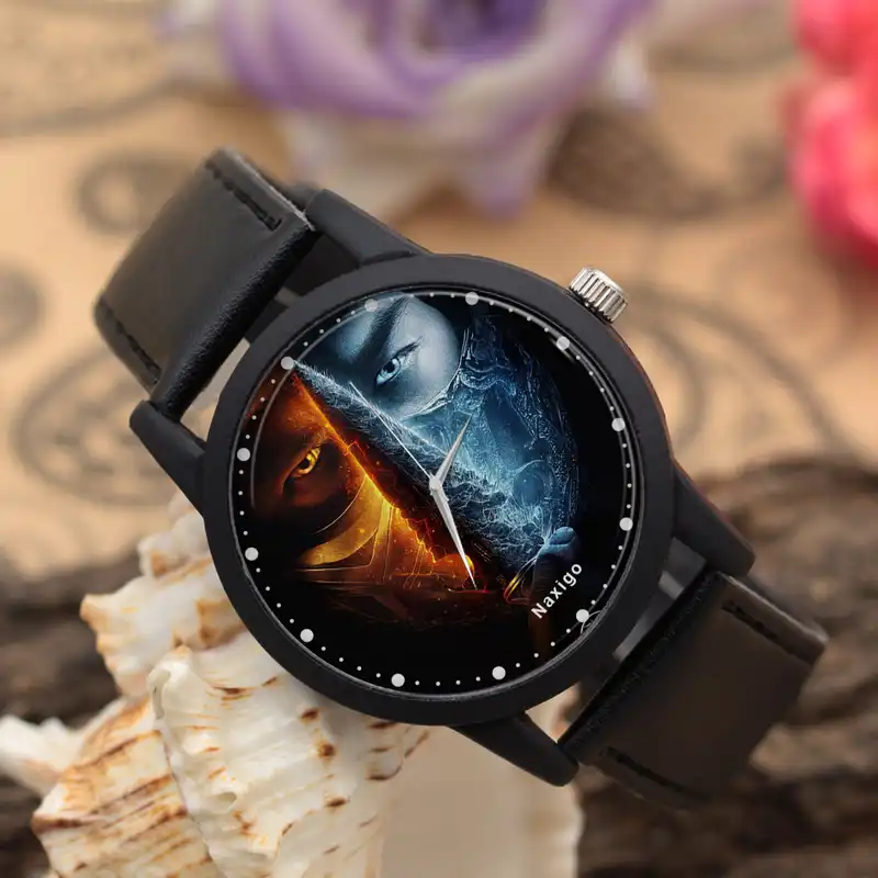 ساعت مچی عقربه ای ناکسیگو مدل Mortal Kombat کد LF6770