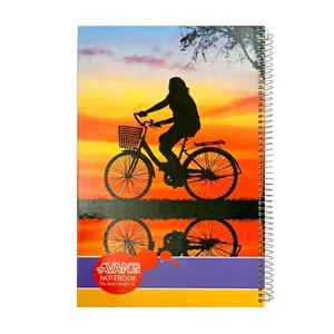 دفتر مشق 100 برگ آونگ طرح دوچرخه کد 43T