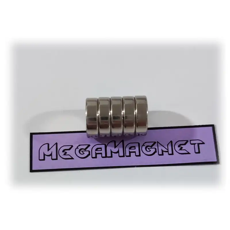 آهن ربا مدل نئودیمیوم دیسک کد 8x3mm بسته 5 عددی