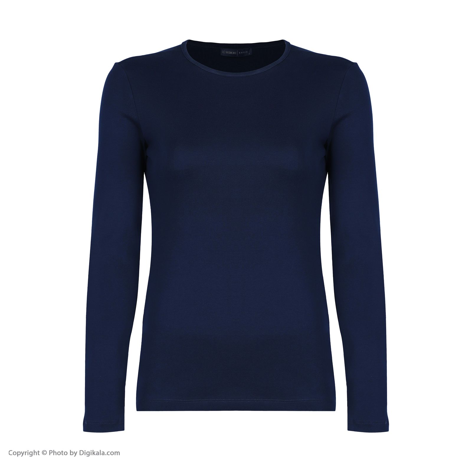 تی شرت زنانه ال سی وایکیکی مدل 0SJ355Z8-E1J-NAVY - - 2