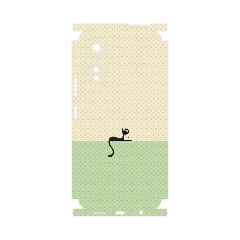 برچسب پوششی ماهوت مدل Minimal Internet Cat Icon-FullSkin مناسب برای گوشی موبایل آنر X5 Plus