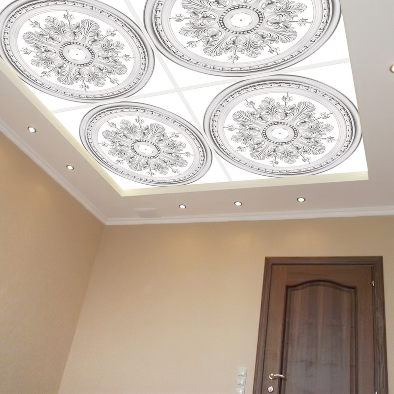 تایل سقفی آسمان مجازی مدل CP-17108 سایز 60x60 سانتیمتر بسته 8 عددی