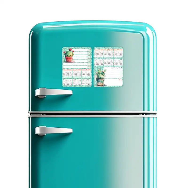 تقویم دیواری سال 1403 لاژید مدل آهن ربایی بسته 2 عددی