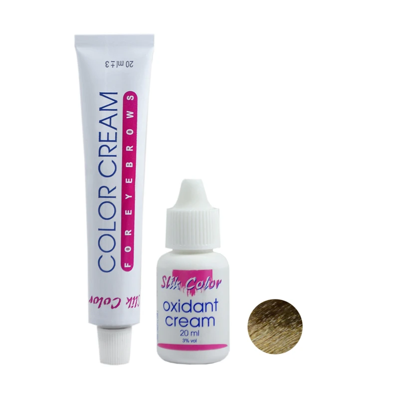 کیت رنگ ابرو سلیک کالر شماره 7 حجم 20 میلی لیتر بلوند متوسط