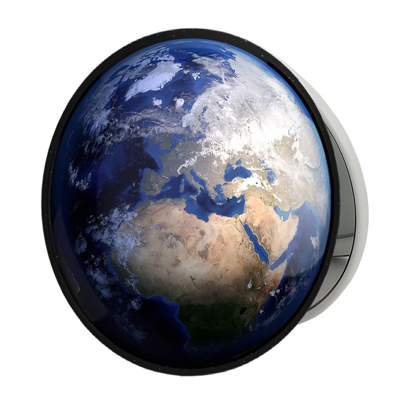 آینه جیبی خندالو طرح سیاره زمین مدل تاشو کد 25351 