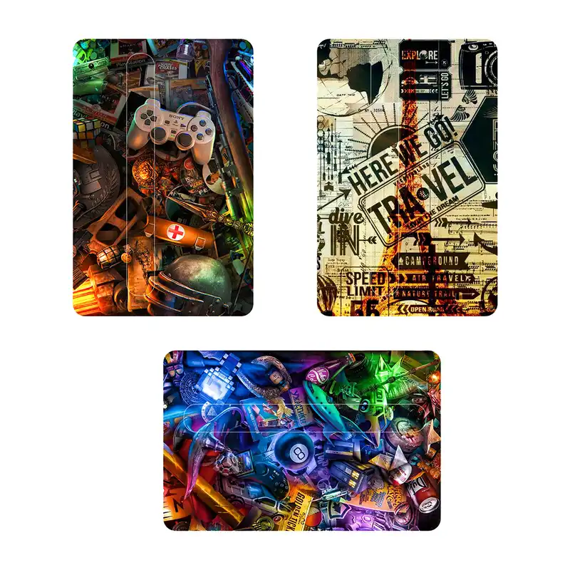 استیکر کارت پیکسل میکسل مدل خانه گیمر مجموعه 3 عددی