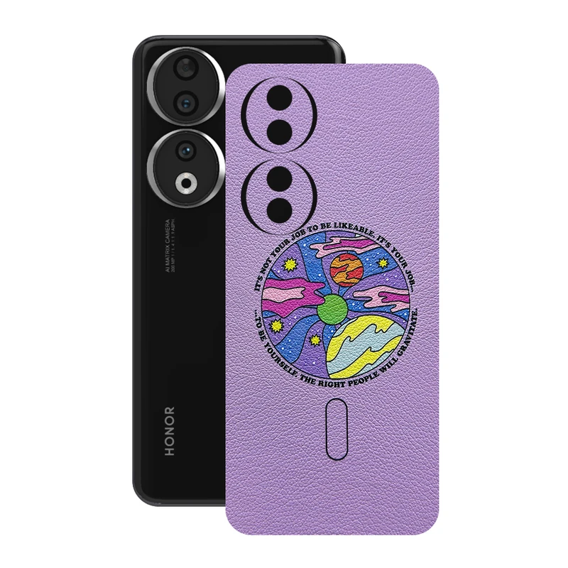 برچسب پوششی ریمکس مدل Leth طرح فانتزی مناسب برای گوشی موبایل آنر 90