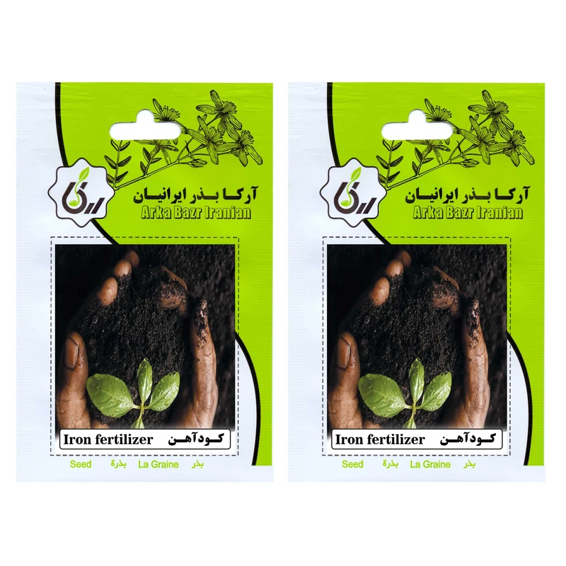 کود آهن آرکا بذر ایرانیان  کد 125-ARK وزن 65 گرم مجموعه 3 عددی
