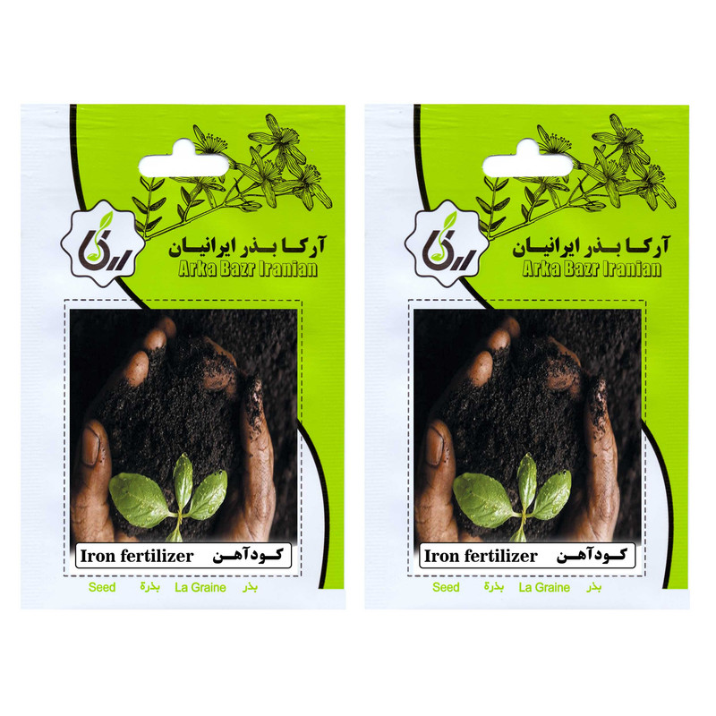 کود آهن آرکا بذر ایرانیان  کد 125-ARK وزن 65 گرم مجموعه 3 عددی