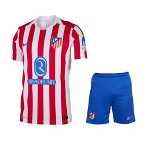 ست تی‌شرت آستین کوتاه و شلوارک ورزشی مردانه مدل کیت اتلتیکو مادرید ۲۰۲۶