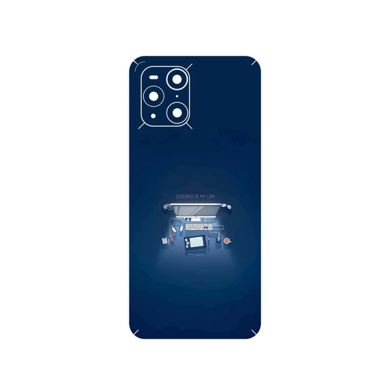 برچسب پوششی ماهوت مدل Programming 3 مناسب برای گوشی موبایل اپو Find X3 Pro