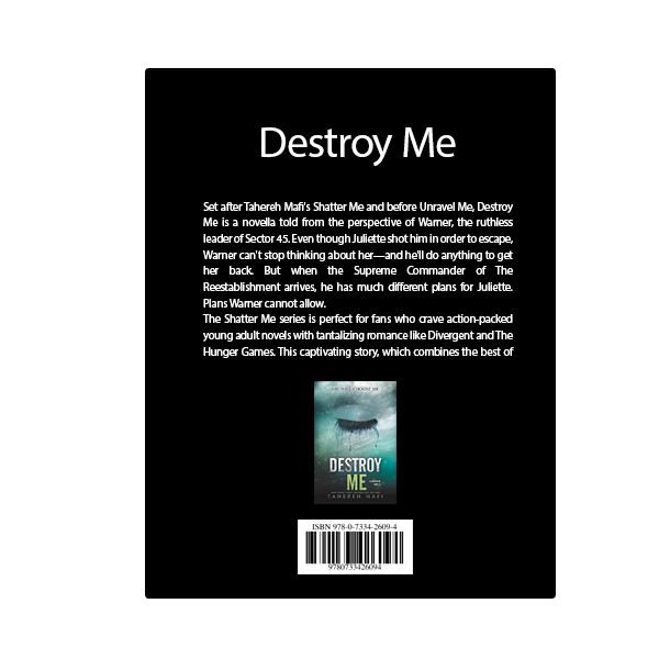 کتاب  Destroy Me  اثر Tahereh Mafi انتشارات نبض دانش
