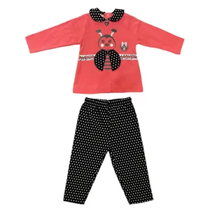 ست تی شرت و شلوار نوزادی مهتا مدل S19