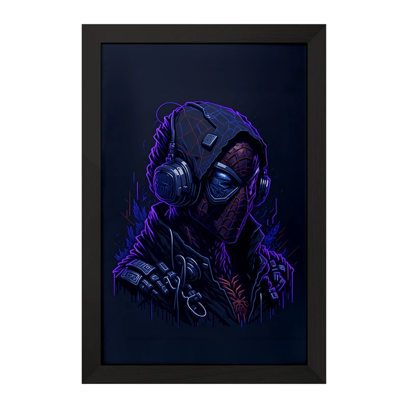 تابلو خندالو مدل مرد عنکبوتی (Spider Man) کد F2914