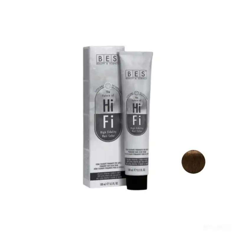 رنگ مو بس مدل hifi شماره ۵.۳ حجم ۱۰۰ میلی لیتر رنگ قهوه ای طلایی روشن