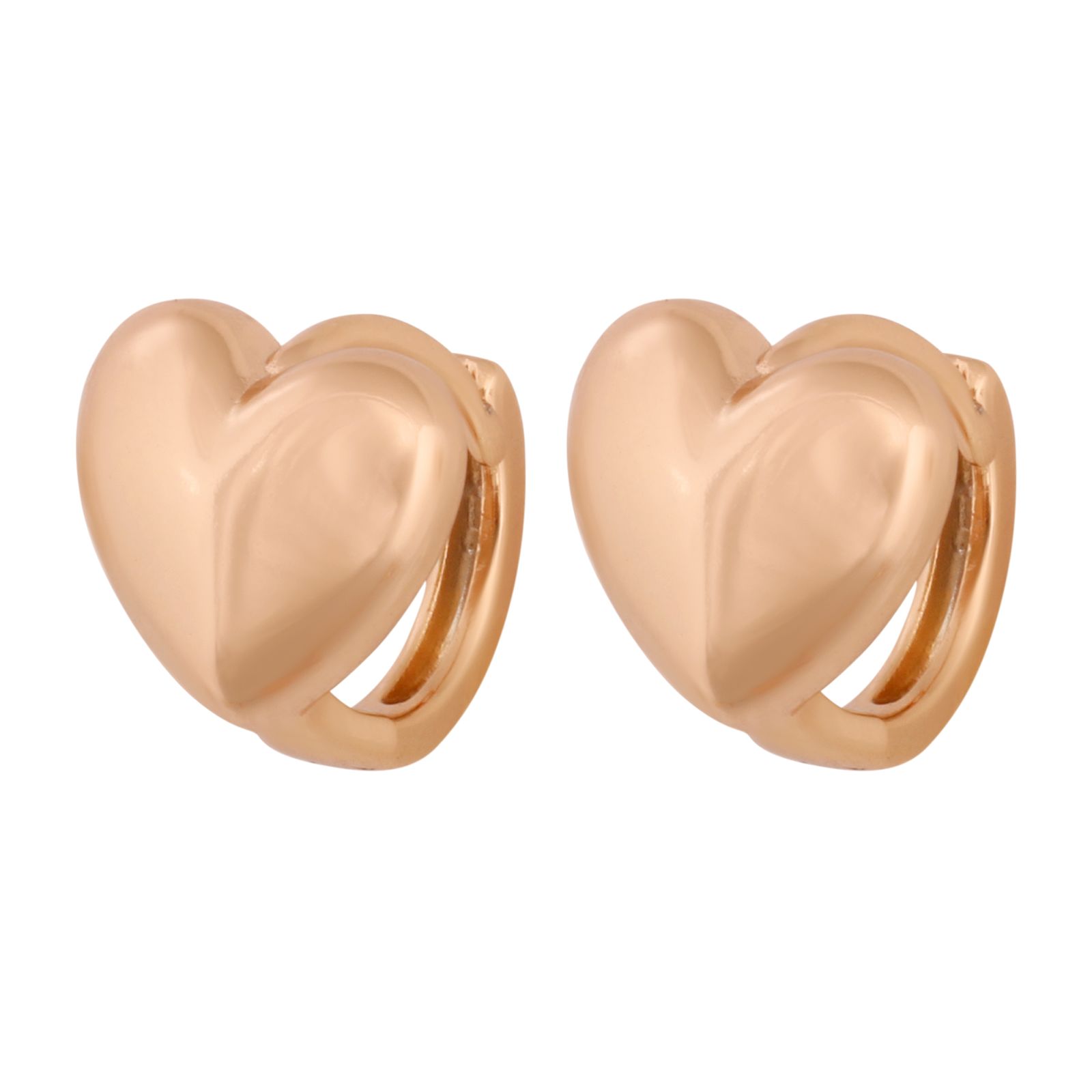 گوشواره زنانه ژوپینگ مدل قلب کد 1000 -  - 1