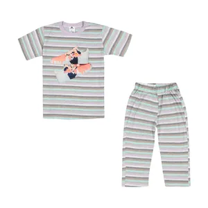 ست تی شرت آستین کوتاه و شلوارک دخترانه کیکی رایکی مدل KBB06351-008